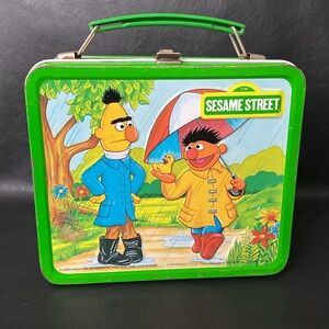 1983 Sesame Street Green Lunchbox